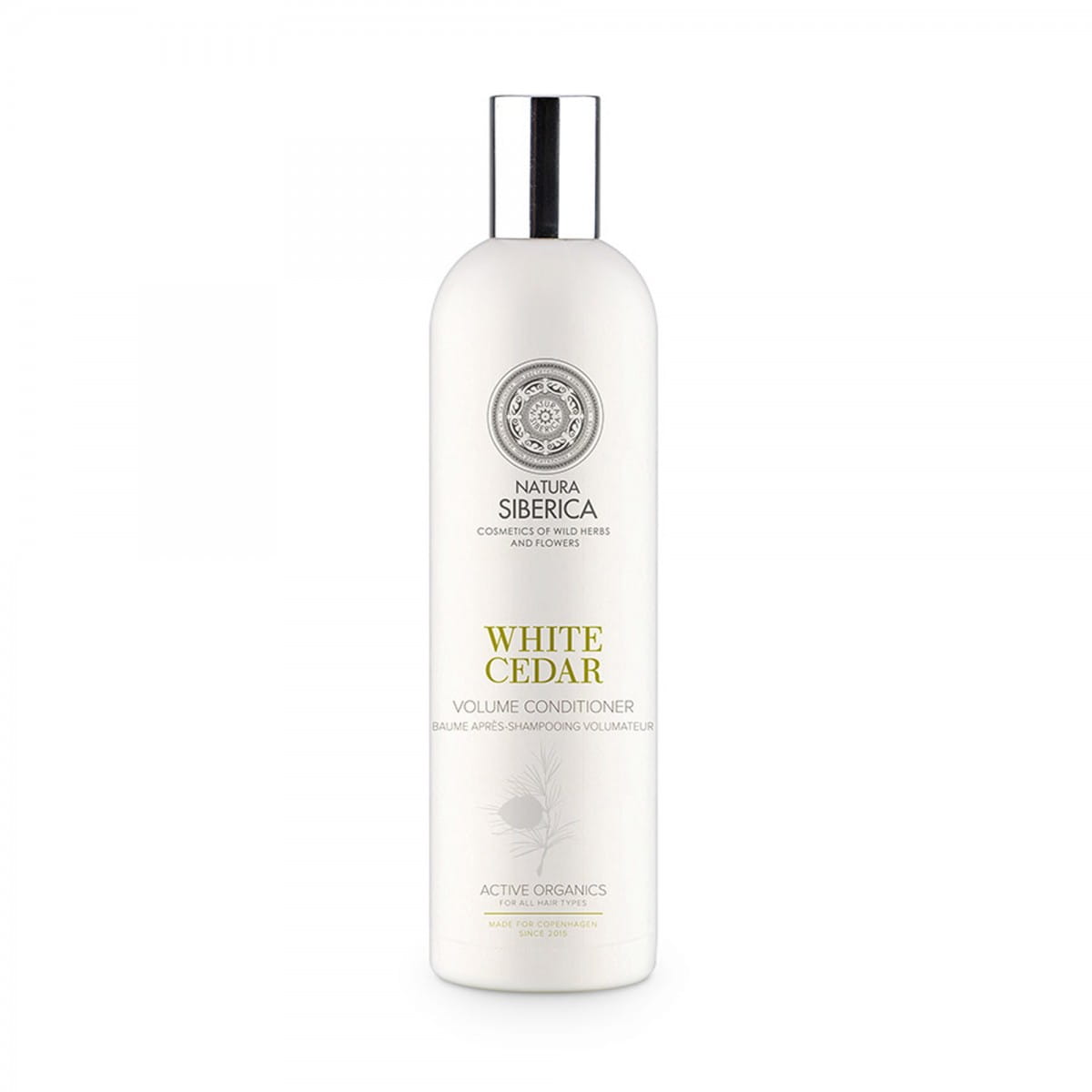 Hårbalsam for mere volumen af hvid ceder 400 ml