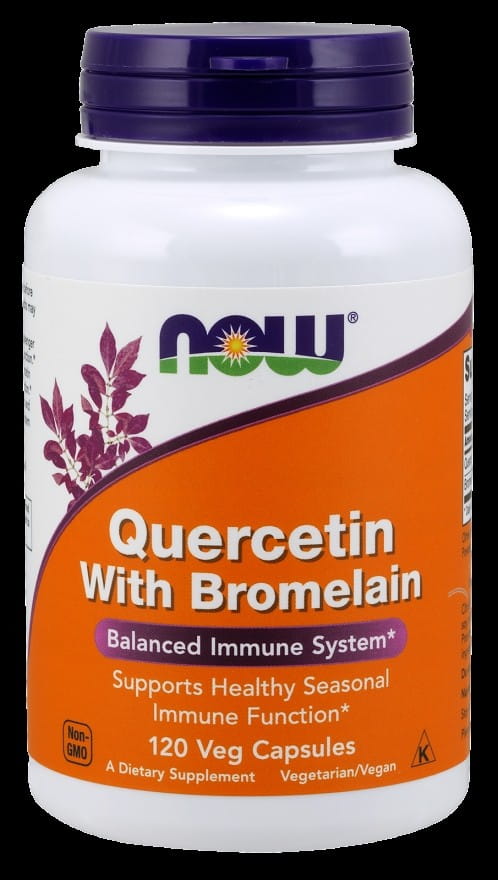 Quercetin mit Bromelain 120vcaps. - NOW FOODS Quercetin mit Bromelain