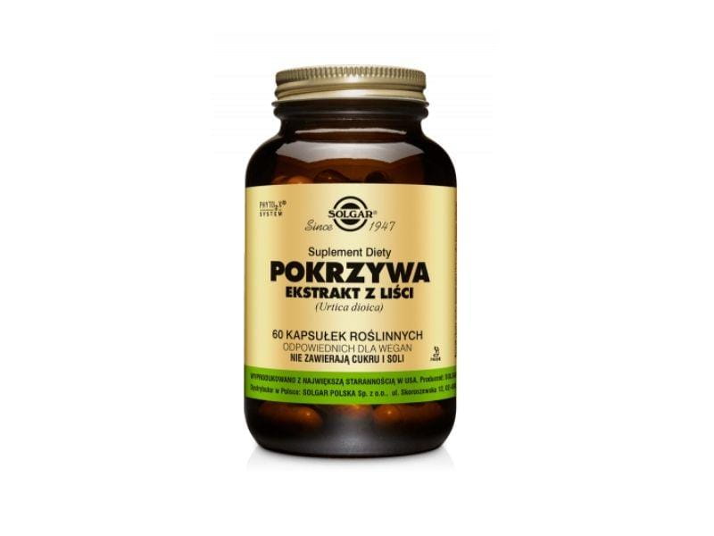 Csalán 275 mg kivonat levelekből 275 mg szilícium 60 kapszola SOLGAR