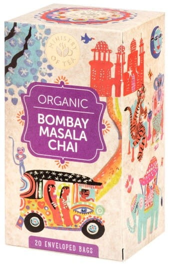 Té Chai Negro (Bombay Masala Chai) BIO (20 x 175 g) 35 g - MINISTRY OF TEA