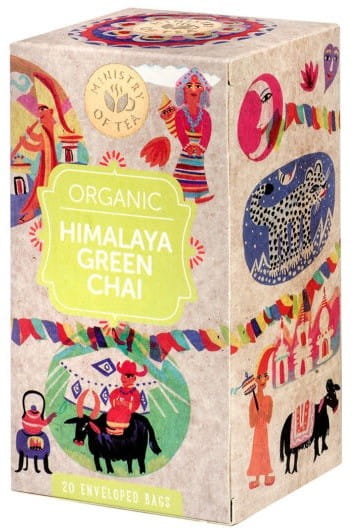 Grøn Chai-Tee med Citrongræs (HIMALAYA green chai) BIO (20 x 175 g) 35 g - MINISTRY OF TEA