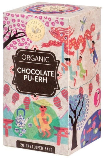 Té Pu-Erh negro con sabor a chocolate BIO (20 x 175 g) 35 g - MINISTRY OF TEA