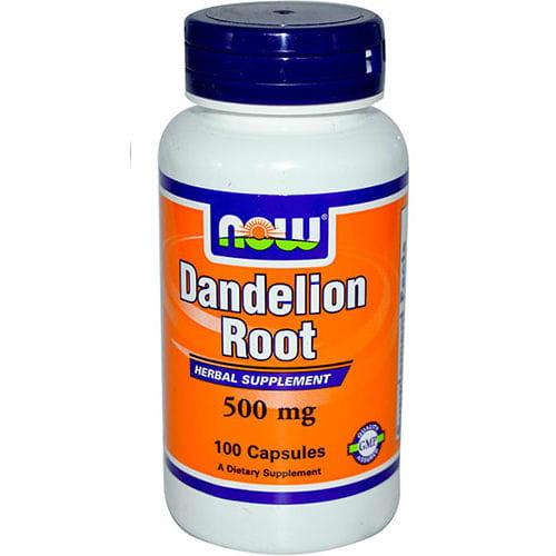 Löwenzahn Löwenzahnwurzelextrakt 500 mg 100 kapsler NOW FOODS