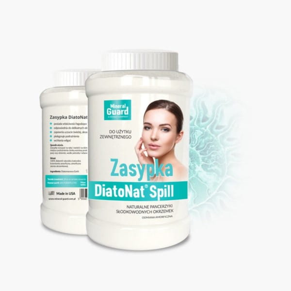 Kosmetiskt pulver Diatonat Spill 60g kiseldioxid