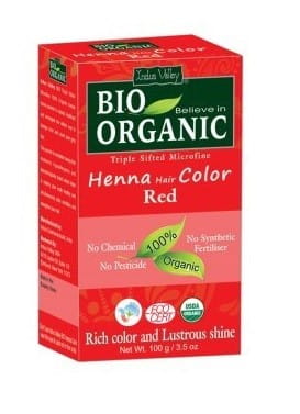 Bio rotes Henna 100g INDUS VALLEY