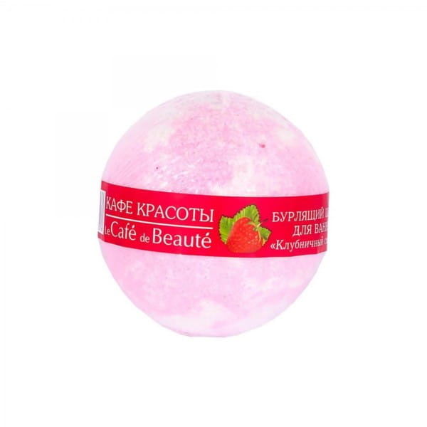 Badekugel Erdbeersorbet 120 g CAFE BEAUTE