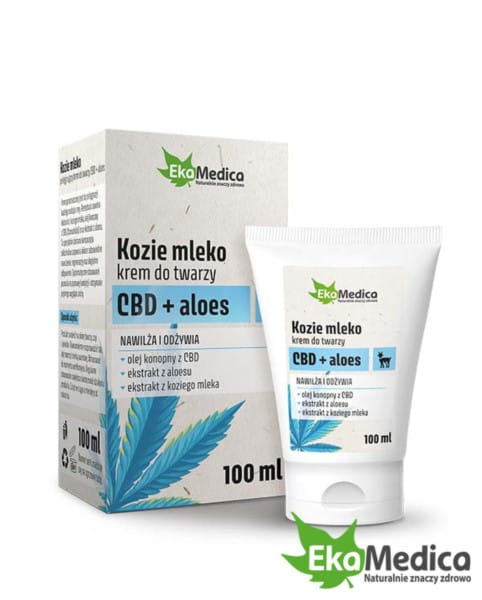 Gesichtscreme Ziegenmilch CBD Aloe EKAMEDICA