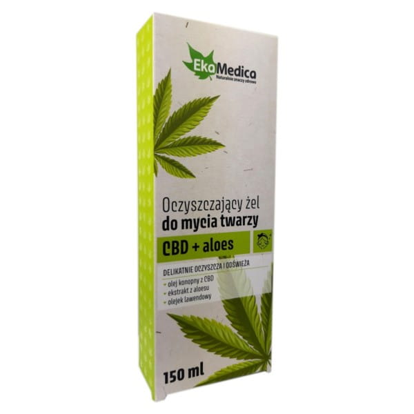 CBD Aloe 150 EKAMEDICA Reinigungsgel für das Gesicht