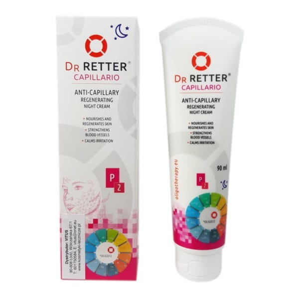 Capillario Nachtcreme für Gefäße 90 ml DR RETTER
