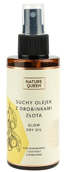 Trockenöl mit Goldpartikeln 150ml NATURE QUEEN