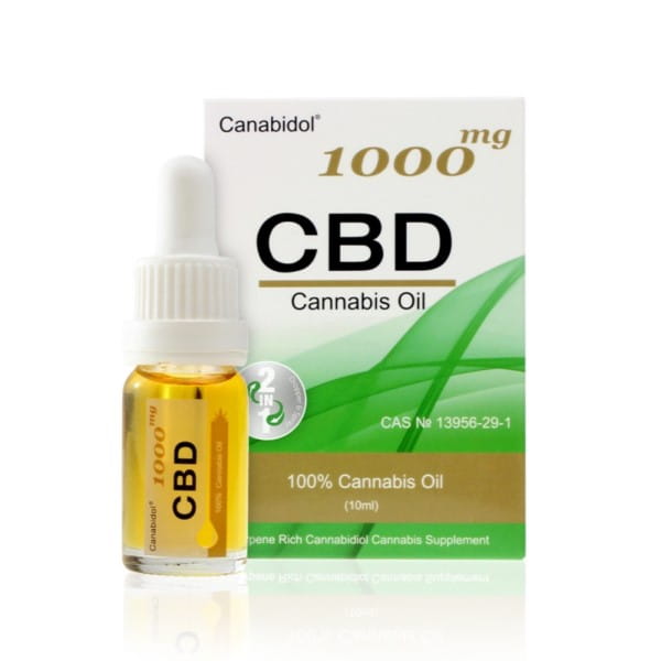 Pipettenöl 1000 MG 10 ml rohes CANABIDOL CBD