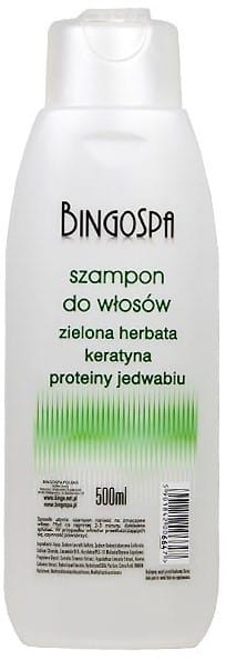 BINGOSPA Šampon s keratinem a zeleným čajem