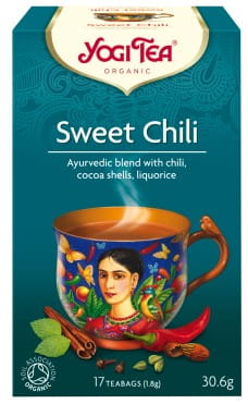 Söt Chilitee EKO 17x18g med YOGI TEA Chili