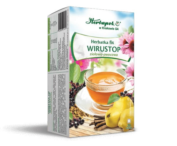 Wirustop Fix Tee, Fructose 20 HERBAPOL