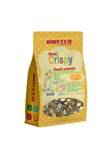 Royal Crispy Small Animals 1kg - für kleine Nager - BIOFEED