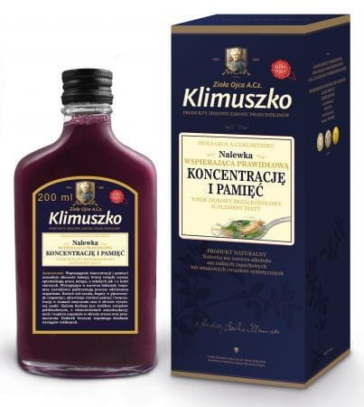 Tinktur för stöd av minnet 200 ml KLIMUSZKO