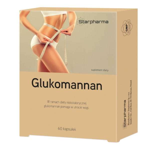 Glucomannan 60 Kapseln Gewichtsverlust STARPHARMA