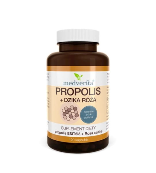 Wildrosen-Propolis 120 Kapseln MEDVERITA