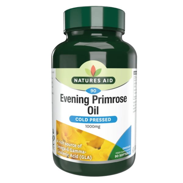 Pupalkový olej 1000 MG 90 kapslí Omega 6 NATURES AID