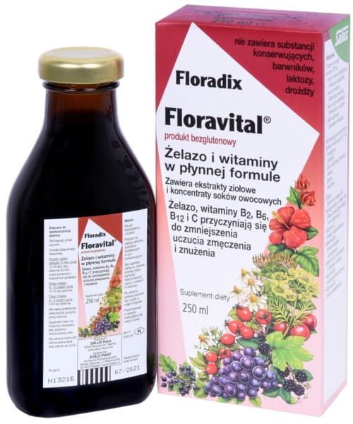 Kräuter - glutenfreier Eisennabe 250 ml FLORADIX