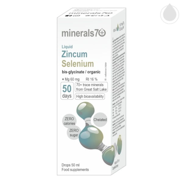 Zink-Selen tekutina 50 ml Zink-Selen MINERALI7+