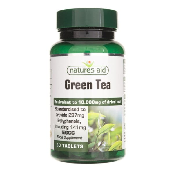 Grüner Tee 60 Tab. NATURES AID Antioxidans