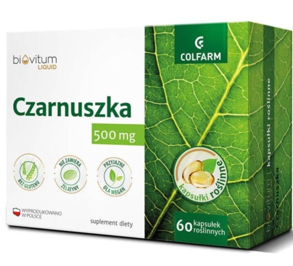 Biovitum Schwarzkümmel 500 MG 60 Kapseln COLFARM