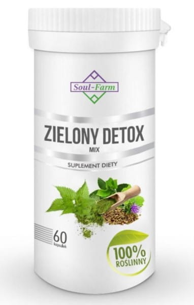 Premium Green Detox 60 kapsler Rensende SOUL FARM