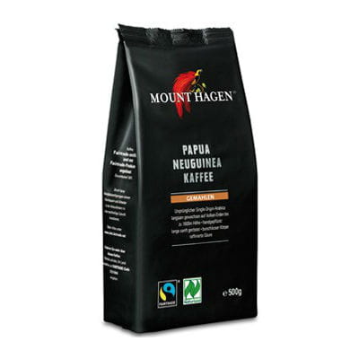 Café molido Arábica tostado Papua Comercio Justo BIO 500 g - MOUNT HAGEN