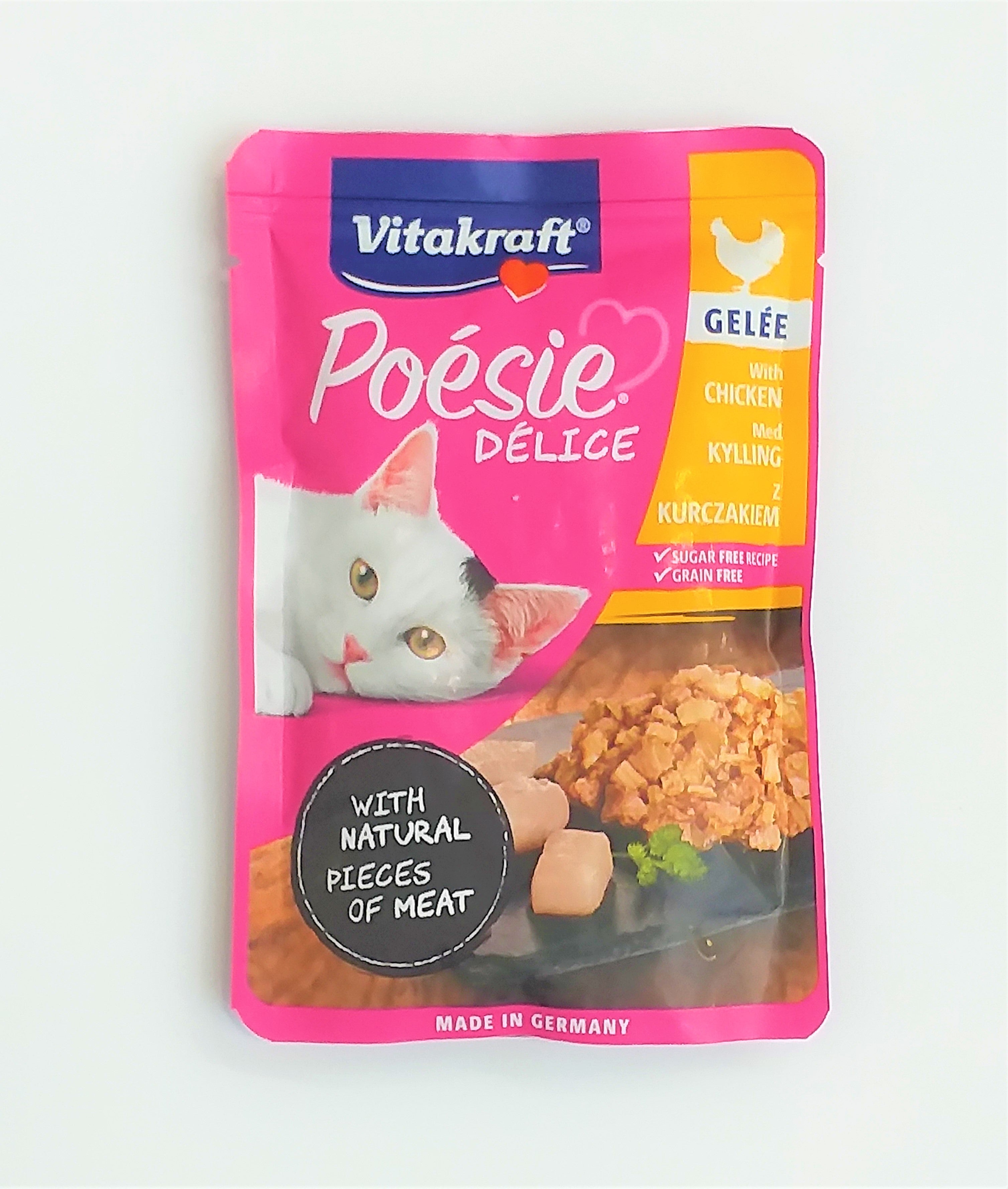 POESIE DELICE GELEE Hühnerbeutel für Katze 85g - VITAKRAFT