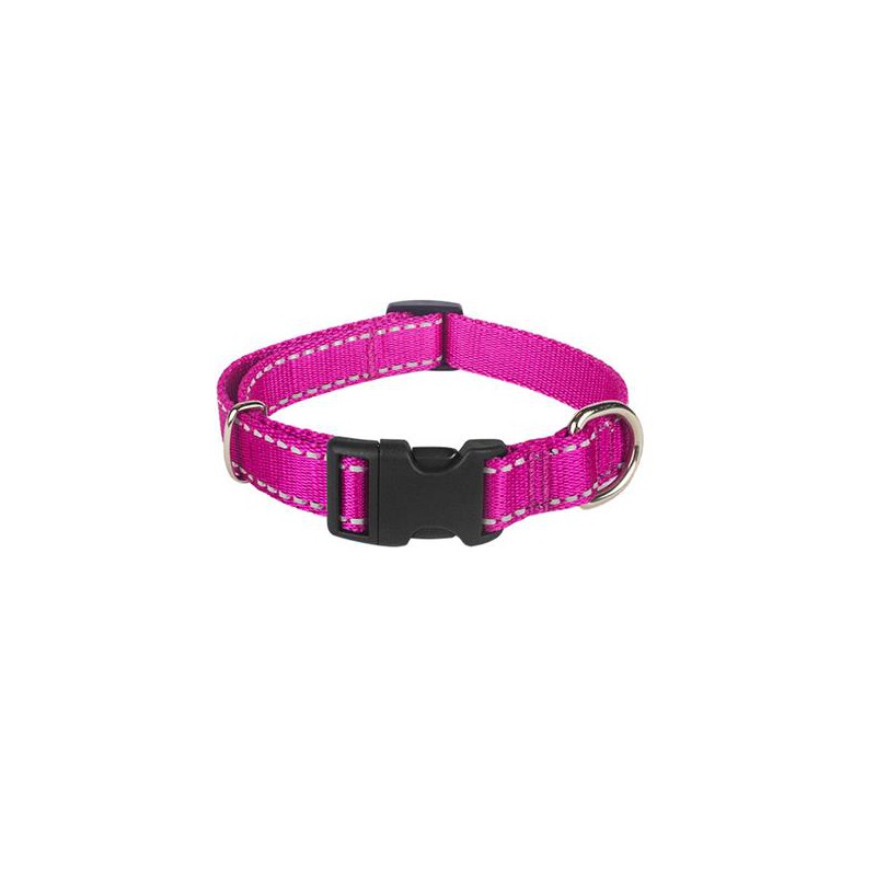 Verstellbares Halsband mit Reflektor 20 - Fuchsia - CHABA