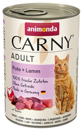 Carny Adult Dose mit Pute und Lamm 400g - ANIMONDA