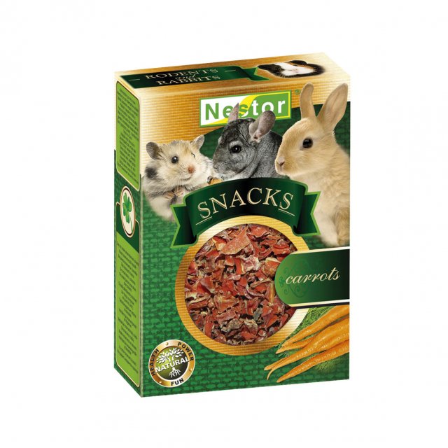 Keksbonbons für Nagetiere und Kaninchen mit Karotte 35g [ODMA] - NESTOR