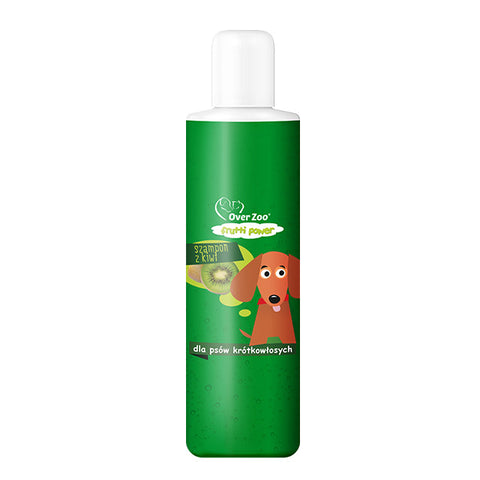 Kiwi-Shampoo für kurzhaarige Hunde 200ml - OVERZOO