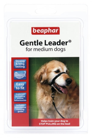 GENTLE LEADER M mittelschwarzes Halsband für Hunde - BEAPHAR