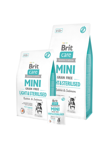 CARE MINI GRAIN-FREE LEICHT & STERILISIERT 400g - BRIT