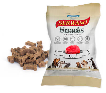 Snack für Hunde mit Rindfleisch 100g - SERRANO