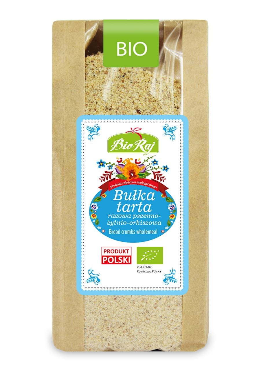 Celozrnné strouhanky BIO 250 g - BIO RAJ