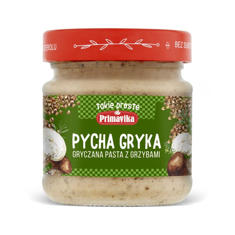 Buchweizenpaste mit Pilzen glutenfrei 160 g - PRIMAVIKA