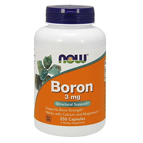 Bor 3mg 250 Capsule NOW FOODS