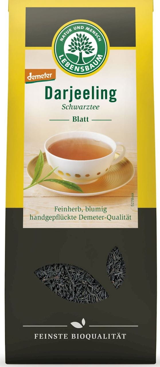 Schwarzer Darjeeling loser Blatttee BIO 100 g - LEBENSBAUM