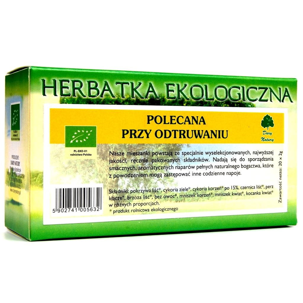 Doporučeno k detoxikaci BIO (20 x 2 g) - DARY PŘÍRODY