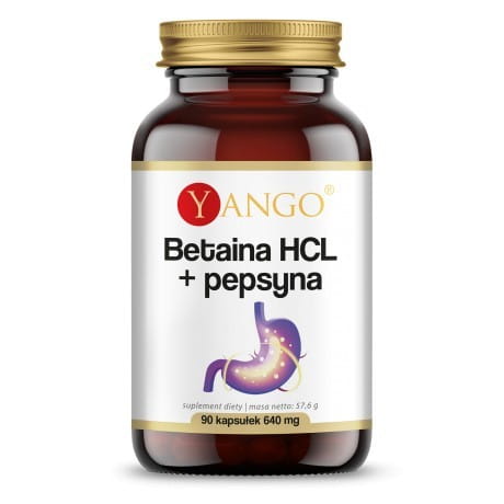 Betain HCL Pepsin 90 Kapseln YANGO