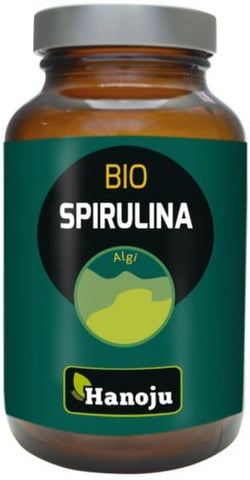 Spirulina BIO 400 MG 300 Kapseln HANOJU Meeresalgen