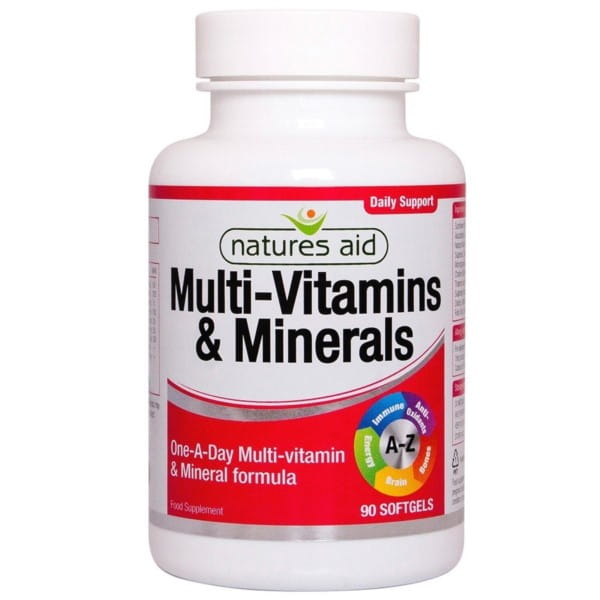 Multivitamine + min avec fer a - avec 90 capsules NATURES AID