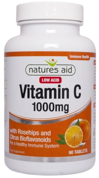 Vitamin C 1000 MG 90 Tobolek Nízká kyselost NATURES AID