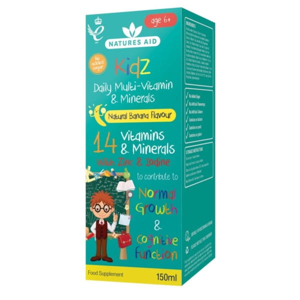 Kidz Multivitamin och Mineraler 150 ml NATURES AID