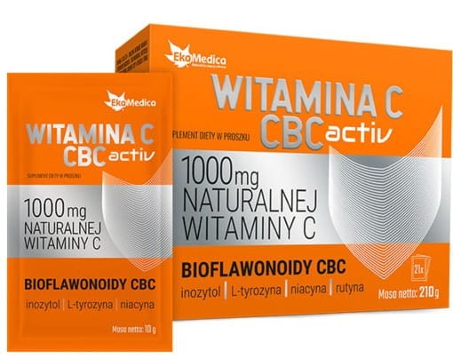 Vitamin C CBC aktiv EKAMEDICA 21x10g Beutel