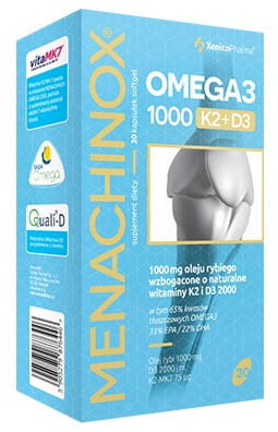 Menachinox OMEGA 3 k2 + D3 30 Kapsul XENICOPHARMA