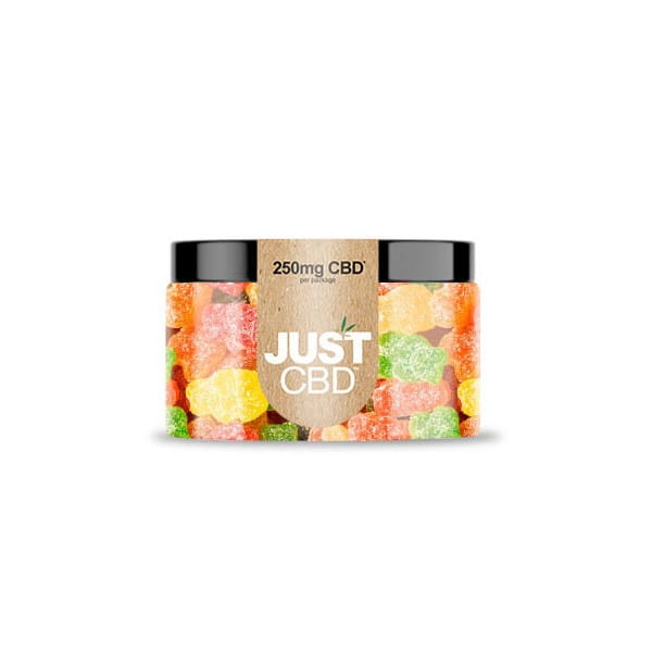 CBD Gummibärchen acidi acidi orsetti 250 mg JUSTCBD